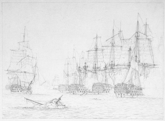 Trafalgar, 21 October 1805: 'Situation of HMS 'Bellerophon'